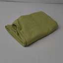 Soft Caddice Faux Linen 2 Side Table Runner, eco-Friendly Fabric Handcrafted Runner, Green 12 x 120 Inch
