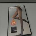 200D Thermal Opaque Winter Tights, Skin-Permeable, Slim Fit (Gray, M)