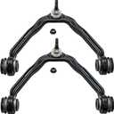 Detroit Axle - Front Upper Control Arms for Chevy GMC Sierra Silverado Yukon XL Avalanche 1500 Tahoe Cadillac Escalade ESV EXT, Replacement 2 Upper Control Arms w/Ball Joints Pair Set