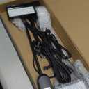 Trade Show Lights LED Display and Exhibit Arm Lighting, Connectable Tradeshow Lights Included Clamps, Mounting Brackets, Power Cables, Connect Cables (2pcs Black) (Black)