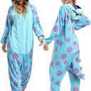 Slim Fit Unisex Adult Onesie Animal Pajamas Halloween Cosplay Sleepwear(XL)
