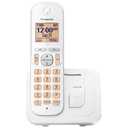 Panasonic Cordless Phone, 1.6" Backlit Display, Call Block, Speakerphone, 10 Hours Talk Time, 1 Handset - KX-TGC200W (White)