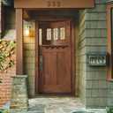 4.6 Inch Cast Iron Number, Premium Hollow Out Decorative Numbers for House Garden Bar, Number 1