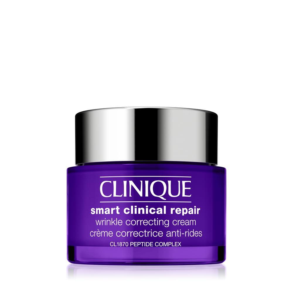 Clinique Smart Clinical Repair Wrinkle Correcting Anti Aging Face Cream With Hyaluronic Acid + Peptides For All Skin Types | Hydrating