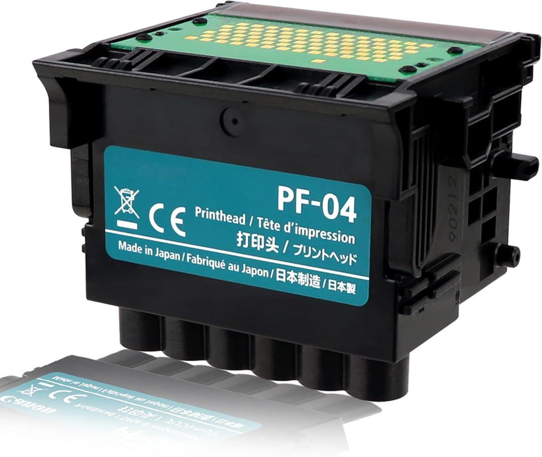 PF-04 Printhead Compatible Only iPF650 / iPF655/ iPF670 MFP L24/ iPF670 MFP L24ei/ iPF750/ iPF755/ iPF760/ iPF765/ iPF770/ iPF770 MFP L36ei/ iPF770 MFP M40/ iPF780/ iPF780 MFPM40/iPF830/ iPF840/iPF850
