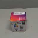 HEKEE E12 LED Candelabra Light Bulbs, Color Changing Candle, C37 B11 40W Incandescent Equivalent, 450 Lumen, RGB + 2700K Warm White, 5Watt, 12 Colors, 2 Modes, Timer, Remote Control(3Pack)