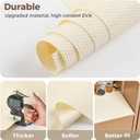 100% EVA Shelf Liner for Kitchen Cabinet, 12" x 240" Drawer Liners Non Adhesive Non Slip Waterproof Plastic Paper, Dresser Pantry Bathroom Refrigerator Protector, Cream