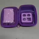 YouKnow Hard Case and Silicone Cover for Yoto Mini Player, Kids Audio Music Accessory with Card Case Holder for up to 10 Cards (Purple)