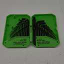 SWANLAKE 32PCS Hex Key Set, Allen Wrench Set Inch/Metric MM(0.7mm-10mm) SAE(0.028"-3/8)