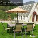 7.5Ft/9Ft Patio Umbrella, UV Protect Pool Umbrella with Heavy Duty Pole,Outdoor Umbrella with Push Botton Tilt & Crank