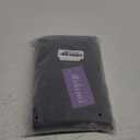 Molasus Women's Cotton Underwear High Waisted Full Coverage Ladies Panties (Regular & Plus Size) (Large, Black-5pack)