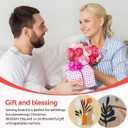 DOTSOPS 8Pack Landscape Diamond Painting Coaster with Holder 5D Diamond Art Kits for Adults Round Full Drill Beginners Gem Dots Craft Arts Supplies Party Home Decor Abstract