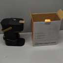 Single Serve One Cup Coffee Maker, for K Cups and Grounds, Mini Coffee Maker with Portable Handle, 6 to 12 Oz Brew Size, for Travel, Camping, Office, RV and Dorm, 120V, Black and Gold