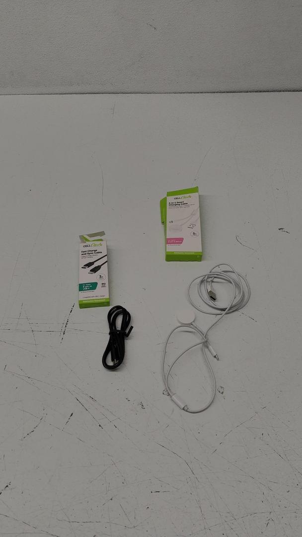 Cell Candy FAST Charge and Sync Cable + 2-in-1 Smart Charging Cable