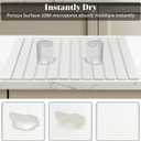 Extra Large Stone Dish Drying Mats for Kitchen Counter, 28"(L)16"(W), Eco - Friendly Diatomaceous Stone Mats, Non - Slip Collapsible Absorbent Stone Dish Drying Mat for Multi - Purpose