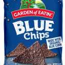 Garden of Eatin' Blue Corn Tortilla Chips, Blue Chips, 1 lb bag (Pack of 12), Best By 14 May 2025