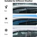 Hellet 4PCS Side Window Deflectors Compatible with Honda 2023 2024 2025 2026 Pilot LX Sport EX-L Trail Sport Touring Elite Accessories Tape-On Window Visors Rain Guards