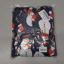 Matching Christmas Onesie Pajamas for Family/Couples, Cute Printed One-piece Pjs, Xmas Holiday Adult Hooded Sleepwear (Blue)