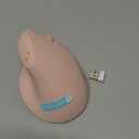 Ergonomic Mouse, USB+Bluetooth Dual Connection, Wireless Vertical Mouse for Reducing Wrist Pain, 1000/1600/2400 DPI, Ergo Mouse with Quiet Click for Windows Mac OS PC Computer Laptop, Pink