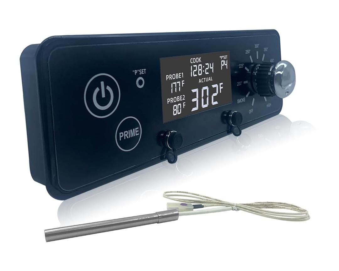 PID Rectangular Digital Control Panel (AC03P9)(Non-WiFi) Replacement for Pit Boss Pellet Grills 440-1150, Sportsman PB500SP PB820SP; Navigator PB550G PB1150G; Mahogany PB440D2 PB700FB1; Pro Series