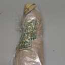 Mini Burlap Tree Skirt 24 Inch, Small Burlap Tree Skirt with Ruffle, Boho Christmas Tree Skirt for Pencil Tree Western Christmas Farmhouse Decorations