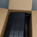 Plastic Containers for Organizing and Storage Bins for Closet, Kitchen, Office, Garage or Pantry Organization, Stackable Bins, Extra Large (14.8" x 16.5" x 7"), 4-Pack, Black