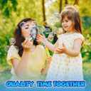 Bubble Wands for Kids - Giant Bubble Wand Set with Tray, Outdoor Toy for Kids, 11 Pcs Large Ring Kit with Mix Solution