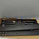 WALI Floor TV Stand with Power Outlet, Tall TV Stand Mount for 32-75 inch TV up to 110 lbs, Swivel and Height Adjustable TV Stands with Wood Base for Bedroom, Living Room(TVDVD-7P), Black (Basic)