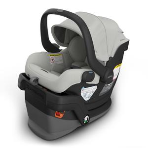 UPPAbaby Mesa V3 Infant Car Seat - Easy Installation + SmartSecure Technology - Attaches to Stroller | Base + Infant Insert Included - Savannah (Grey Mlange) Manufacturing Date: 06/2025, Expiry Date: 06/2032