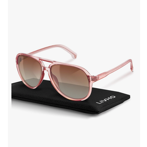 livho Trendy Polarized Aviator Sunglasses Women Men, Retro Sun Glasses for Women Men 2025, Oversized UV Protection Shades