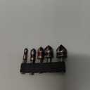 5PCS Countersink Drill Bit Set, Premium HSS Countersink Drill Bit with 82-Degree, 5 Flutes 1/4 Inch Quick-Change Hex Shank, 1/4 Inch to 3/4 Inch Size, Counter Sink Drill Bits for Wood, Metal, Plastic