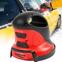 Electric Ice Scraper,3 In 1 Upgraded Ice Scrapers for Car Windshield, Handheld Electric Snow Scraper Remover, Electric Windshield Scrapers Non Scratch, Multi-Purpose Electric Cleaner and Polisher