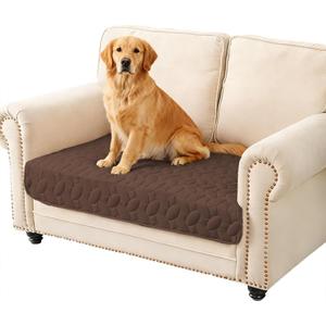 Ameritex Waterproof Pet Bed Cover Anti-Slip Dog Bed Blanket for Sofa and Furniture Waterproof New Pattern Design (Chocolate, 30x53 Inch (Pack of 1))