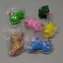 6 Pack Dinosaur Tongue Out Toys, Novelty Squeeze Toys for Kids Boys Girls, Birthday Gifts, Easter Egg Fillers, Easter Basket Essentials Stuffers