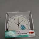 La Crosse Clock 404-3715 6-inch Etta Metal Wall/Table Silent Quartz Clock