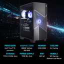 msi Codex R2 Gaming Desktop PC | NVIDIA GeForce RTX 5070 12GB | Intel Core i5-14400F | 32GB DDR5 RAM | 1TB NVMe SSD | Air Cooling | Wi-Fi 6E | Windows 11 Home | VR Ready | D14NVP5-613US