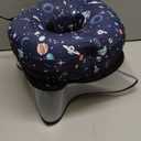 Elevated Inflatable Dog Cone Collar to Stop Licking, Dog Donut Collar After Surgery, Soft Pet Cone Alternative for Small Medium Large Dogs (XL(Neck 14"-18"), Navy)