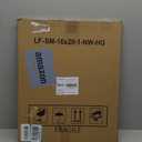 LUCKYLIFE 16x20 Picture Frame, Natural Solid Wooden Poster Frames for Wall, Display 11x14 with Mat or 16x20 Without Mat, 1 Pack