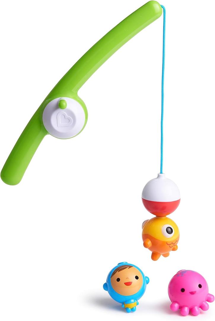 Munchkin Fishin' Magnetic Baby and Toddler Bath Toy, 4pc Set (Pack of 1)