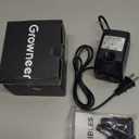 GROWNEER 550GPH Submersible Pump 30W Fountain Water Pump, 2000L/H, with 7.2ft High Lift, 3 Nozzles for Aquarium, Fish Tank, Pond, Hydroponics, Statuary