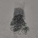 1000 Pcs 1/2" Galvanized Hog Rings, Professional Upholstery Hog Rings Set for Furniture,Fencing,Bagging, Railing, Sausage Casing, Meat Bags, Shock Cords