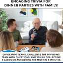 QUOKKA Trivia Card Games for Adults with 500 Questions Party Board Games for Adults, Teens and Families Trivia Cards with Answers in General Knowledge Fun Game for Family Game Night