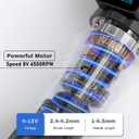 Wormhole 2,300mAh Battery Tattoo Gun Wireless Tattoo Machine with 7 Adjustable Stroke, Normal/Jump-Start/Dot Working Mode, Timing Function with Smart Display Wireless Tattoo Pen