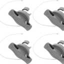 4pcs Air Valve Inflatable Screw Air Valve Boat Spiral Air Plugs Replacement for Rubber Dinghy Raft Canoe Kayak Boat Pool Parts