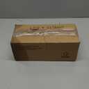 Sweejar 16 Oz Ceramic Olive Oil Dispenser Bottle, Oil Dispenser for Kitchen with Gravity Spout, Relief Opaque Oil Container for Evoo, Avocado Oil, Vinegar, Soy Sauce, 1 Pack(Beige, Silver Spout)