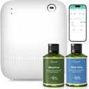 Waterless Diffuser,Hotel Home Collection Scent Machine | 2000 Sq Ft,Battery&USB Plug-In,Safety Lock,Quiet,Bluetooth App,,Includes 2 x 60ml (2 oz) Fragrance Oils