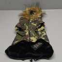 PINA Dog Coats for Small Dogs, Waterproof Dog Jacket (M(Chest 19.6"), Green Camo)