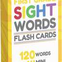 Sight Words Flash Cards 1st Grade - 120 High Frequency Words from Dolch's and Fry's Lists for 6-7 Years