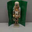 Kurt Adler 15-Inch Wooden Rustic Glamour Nutcracker
