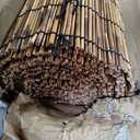 Reed Fencing Rolls,Bamboo Screens Outdoor for Patio,6 Feet High,Suitable for Patio Garden Balcony Terrace and Courtyard Shading 6x16FT (Brown)